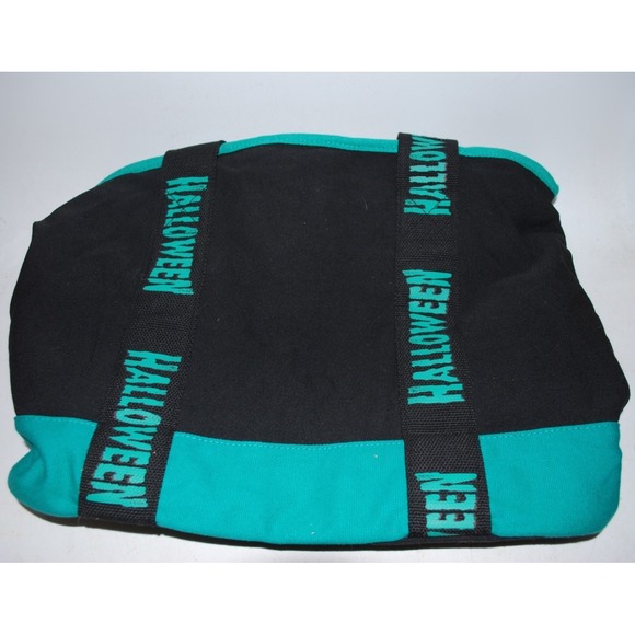 2023 Disney Parks Halloween Mickey Mouse Pumpkin Canvas Tote Bag – 17" Wide - Picture 4 of 5